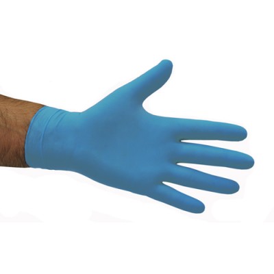 Glove - ( Nitrile Blue ) Powder Free Medium 100/Bx 10Bxs/Ctn