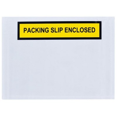 Pouches  - Packing Slip Enclosed  115mm x 150mm 1000/Box