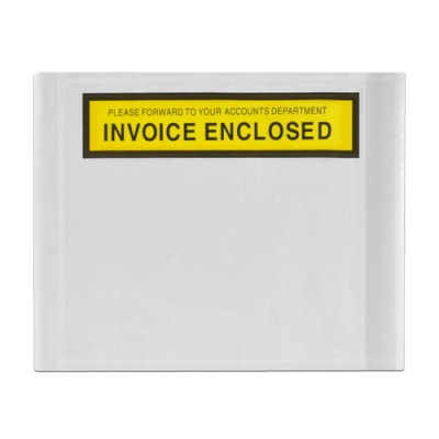 Pouches  - Invoice Enclosed           115mm x 150mm 1000/Box