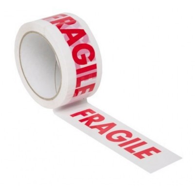 Tape Printed (FRAGILE Red/White) 48mmx100m 6/Pack 36/Ctn