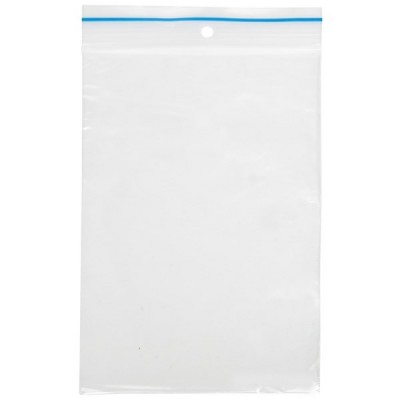 Reseal Bag - Blue Strip  50mm x 60mm 100/Pack 1000/Box