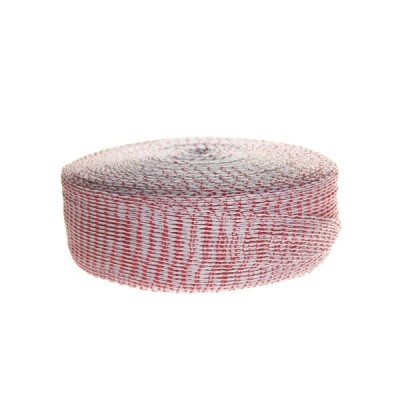 Butchers Red/White Meat Netting 150mm Tube 100m/Roll