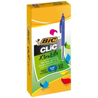 BIC Click 2000 Pen Blue 10/Box