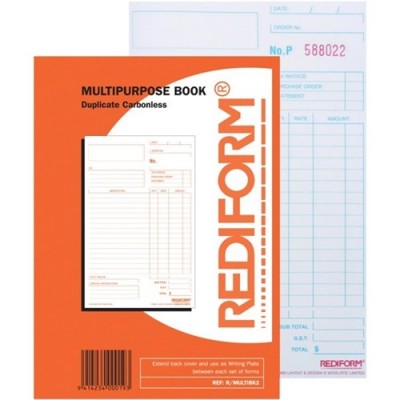 Docket Book ( Multi Purpose Duplicate 8x5 )  5/Pack