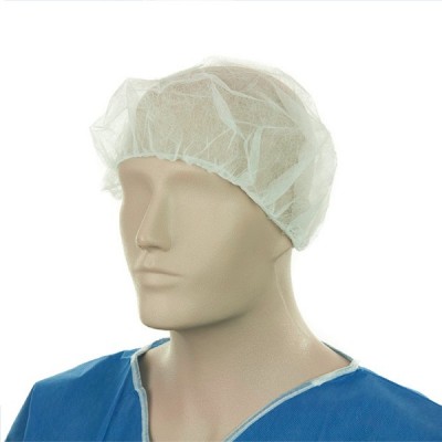 Disposable - Bouffant Hats (White) 55cm 1000/Carton