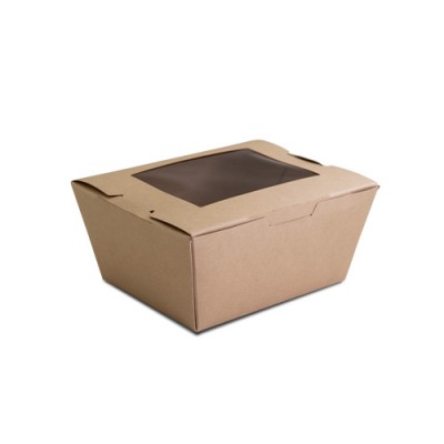 Window Box Bamboo - Small 105×130×65mm 50/Pack  200/Carton