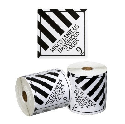Label - Dangerous Goods  (Misc Dag Sub #9) 96x100mm  500/Rl