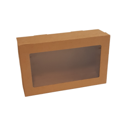 Window Box & Lid - XSmall 255x152x80mm 100/CTN (Pack of 10)