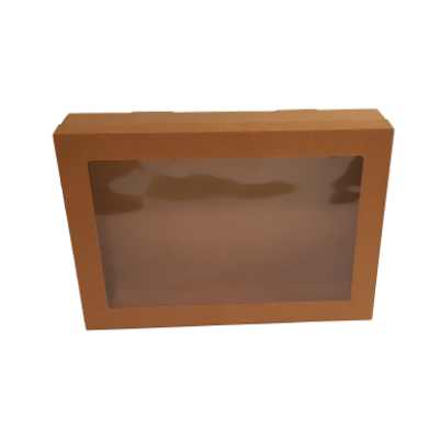 Window Box & Lid - Medium 359x252x80mm 100/CTN (Pack of 10)