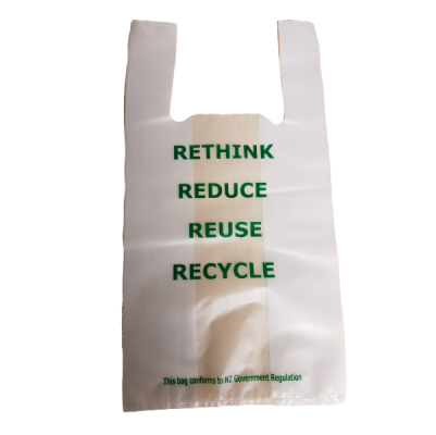 Singlet Bag - Large 75um Barcode Printed RRR 250/Pk 500/Ctn