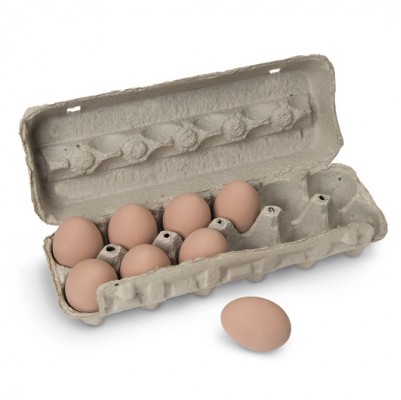 Egg Cartons - Plain Grey 1 Dozen ( 1/2 Carton 70/Ctn )