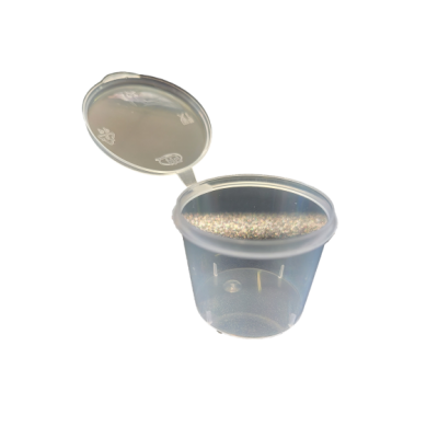 Sauce Container with Hinged Lid 90ml 1000/Carton