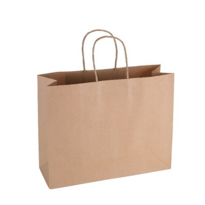 Carry Bag Paper Twist Handle Lge 340x305x175 25/Pk 200/Ctn