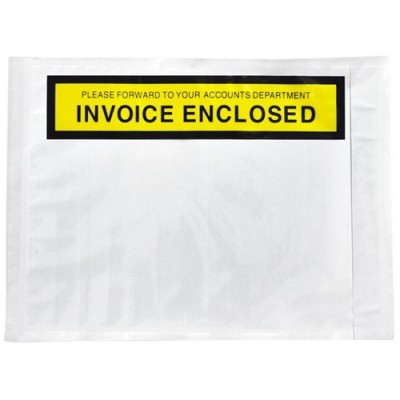 Pouches  - Invoice Enclosed           115mm x 150mm 100/Pack